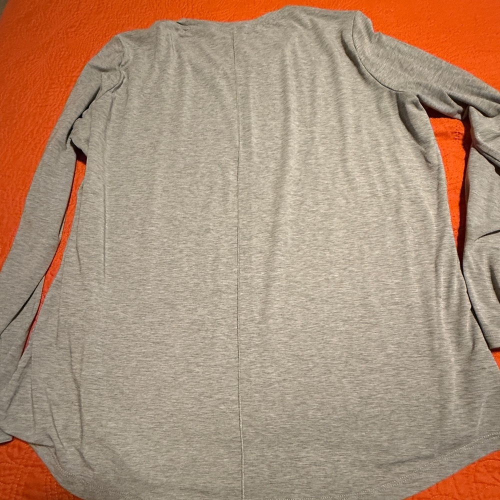 Nike Drifit Gray Long Sleeve Top XL